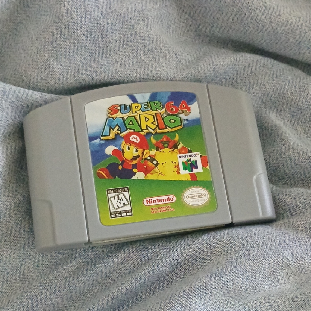 Nintendo Super Mario 64 Game Cartridge